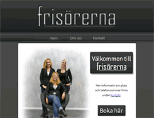Tablet Screenshot of frisorerna.net