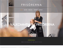 Tablet Screenshot of frisorerna.se